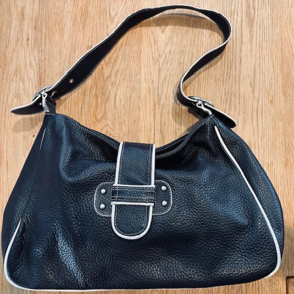 Franco Sarto Leather Hobo Style Shoulder Bag